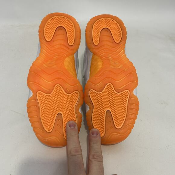 Nike Air Jordan 11 Retro Low GS “Citrus Orange” - Picture 7 of 8